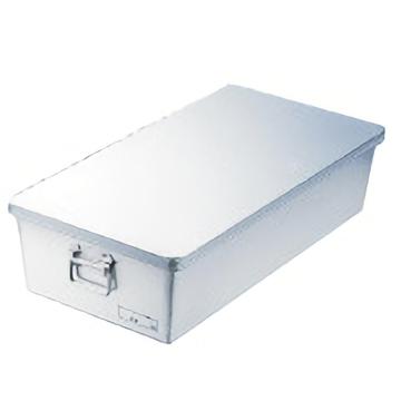 アルマイト 給食用パン箱浅型(蓋付)