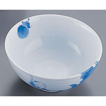 AZ14-11 染付かぶら絵 丸飯碗