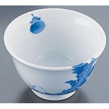 AZ14-3 染付かぶら絵 反千茶