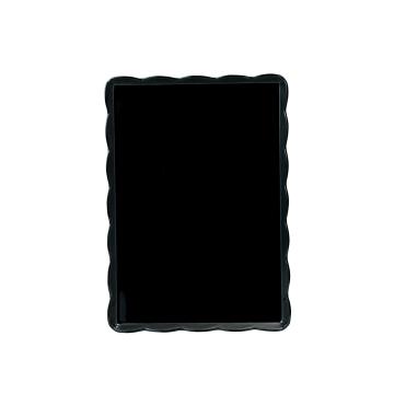 ウェーブメラミンケーキトレー(黒)