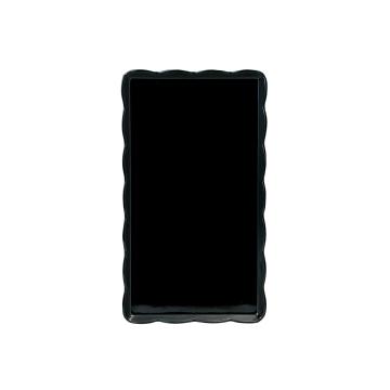 ウェーブメラミンケーキトレー(黒)