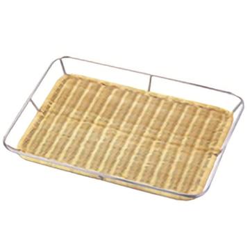 籐製メタリック ワクつきすのこ浅型