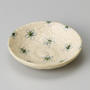 織部花墨貫入小皿