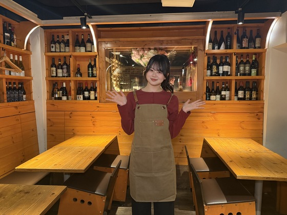 私服にエプロンで働ける！✨