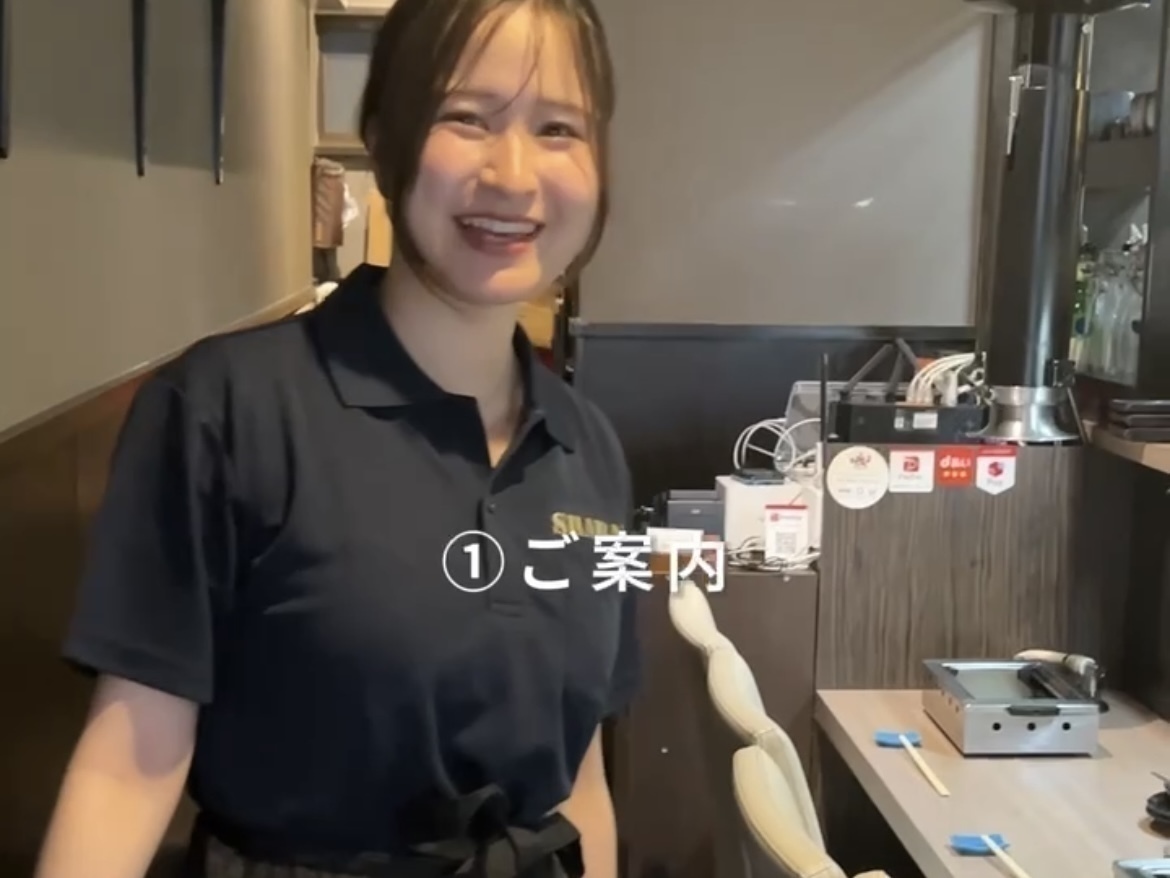 髪色ネイルピアス自由！立会川にある「焼肉 しゃ楽」のお仕事