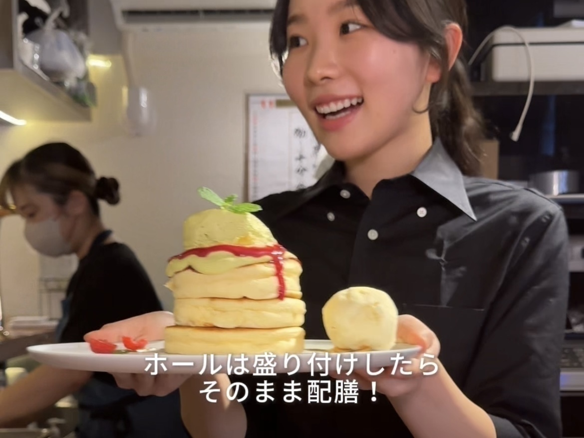 大人気カフェ『GINZA Cafe Hanon』のバイトのお仕事