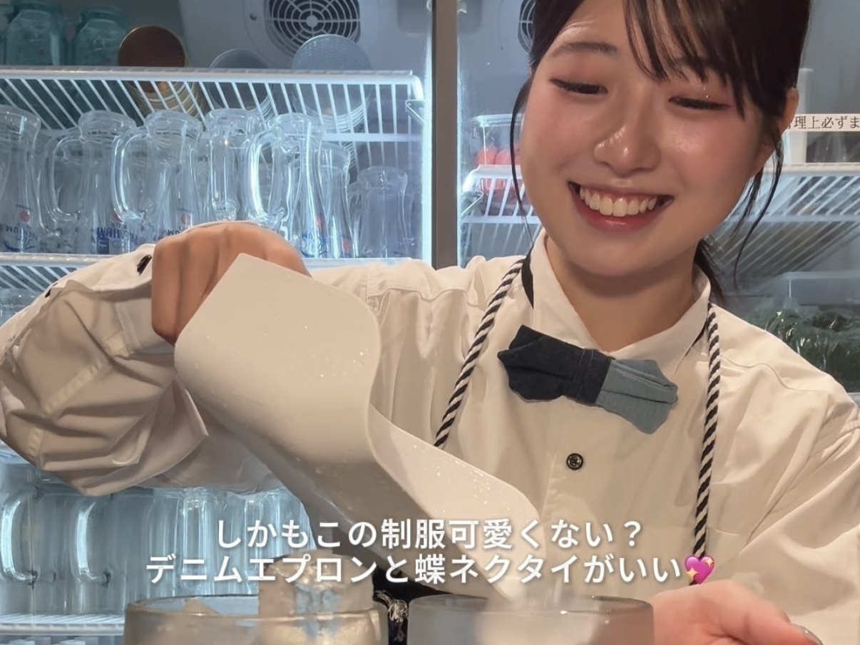 『鮨 酒 肴　杉玉 麻布十番』で働く女子大生のバイトvlog