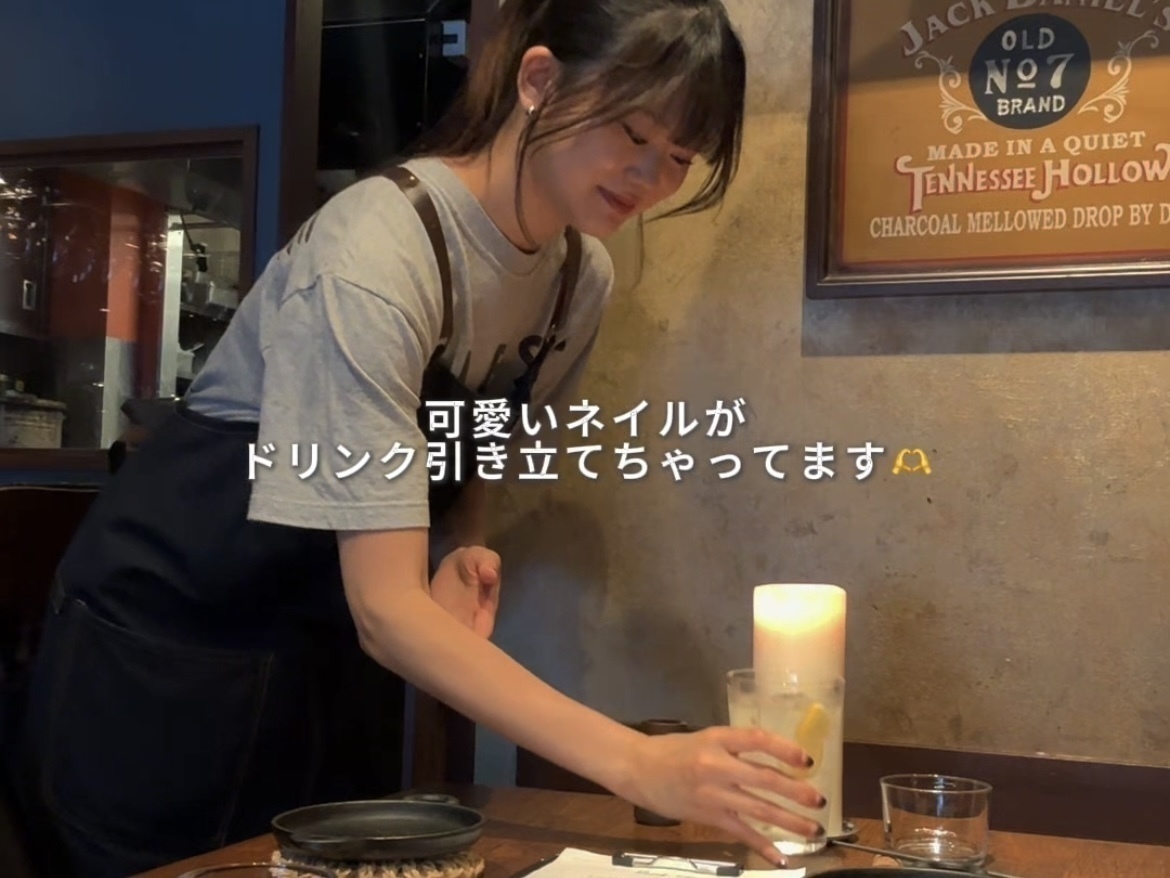 森下にある『トリとワインの店 BLESS』 でバイトする女子大生vlog
