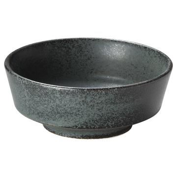 黒滴　３．８浅口小鉢