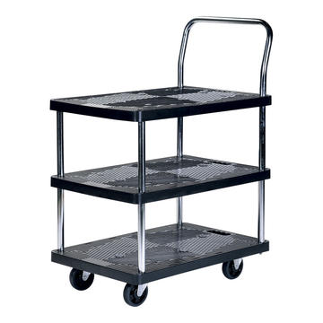 静かな樹脂台車　3段