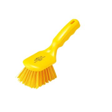 サーモン　レジン　ショートハンドルブラシ