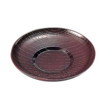 ABS4寸木目茶托 溜