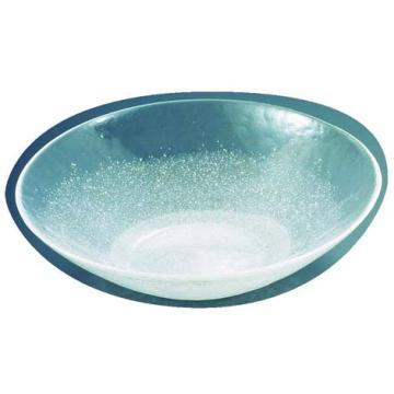 硝子和食器 白雪15 40cm 丸盛込皿