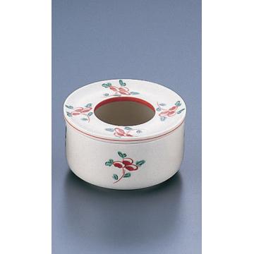 M10-12　イングレ花絵蓋付灰皿