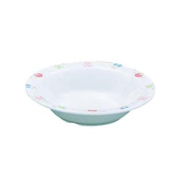 メラミン「アプリケ」菜皿 16cm