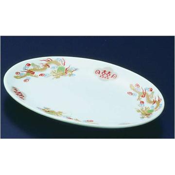 陶器『金彩竜』 プラター