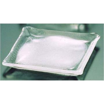 硝子和食器 白雪13 正角中皿