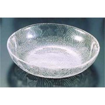 硝子和食器『雪波』 中華皿