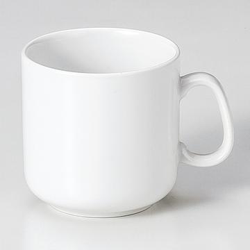 高強度磁器WHITEマグカップ