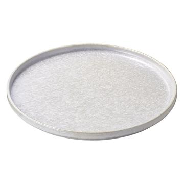 ZUK　７．５丸浅口切立皿（真珠）