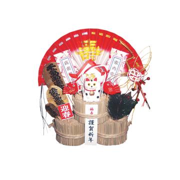 福俵　極上　三つ重ね　扇鶴