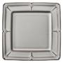 ラフィネ　ストームグレー　２０ｃｍスクエアープレート