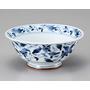 染付彩華めん鉢