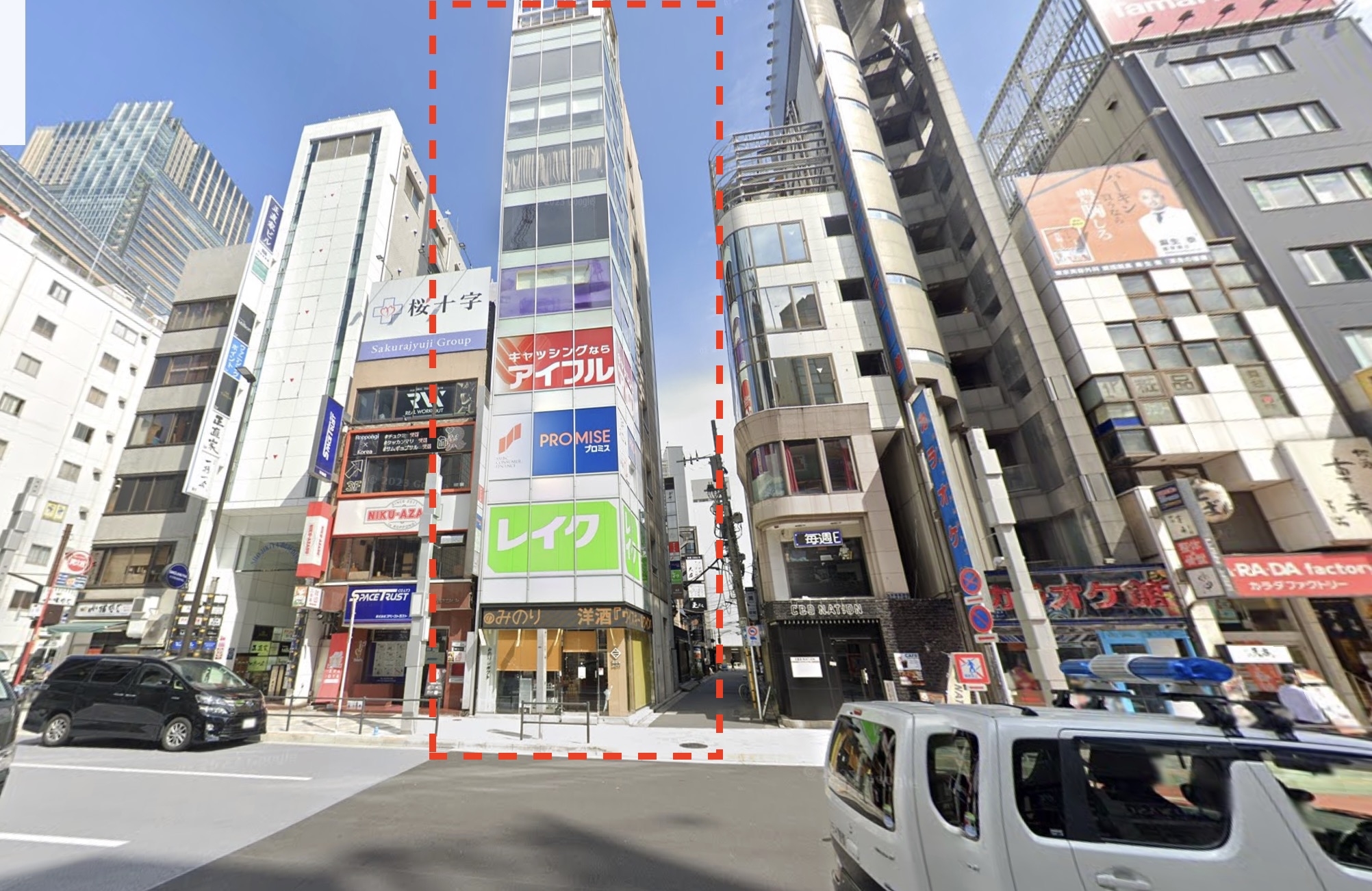 六本木（14.8坪）の店舗物件画像 外観・内観1