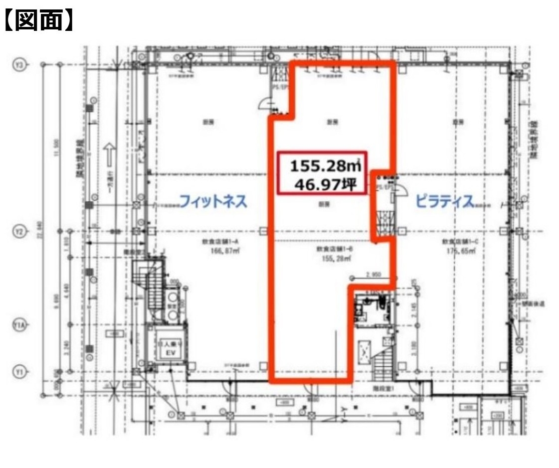 片瀬江ノ島（46.97坪）の店舗物件画像 外観・内観1