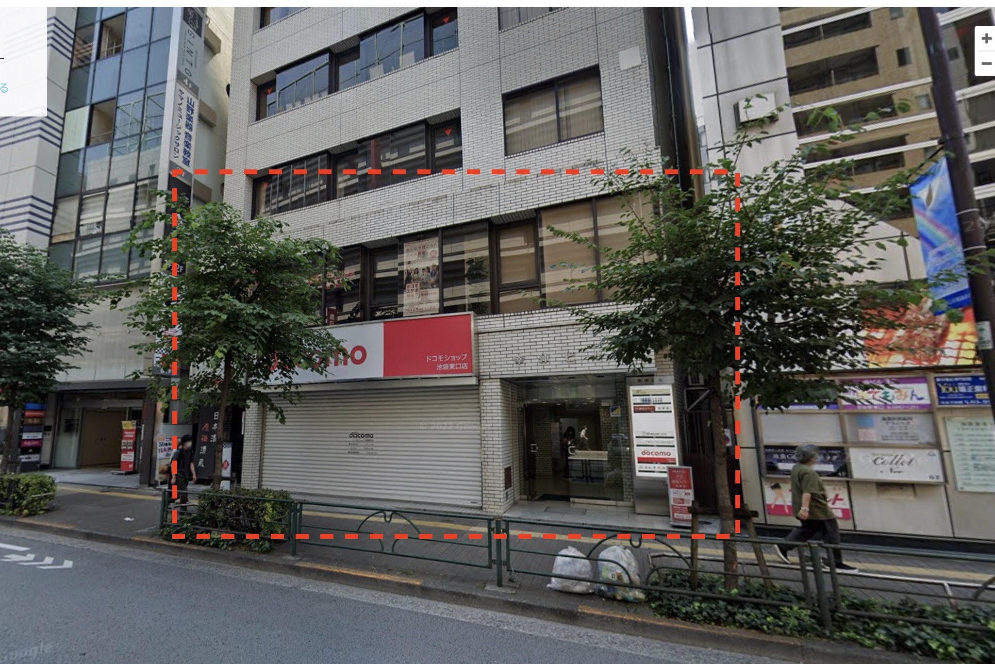 池袋（142.61坪）の店舗物件画像 外観・内観1