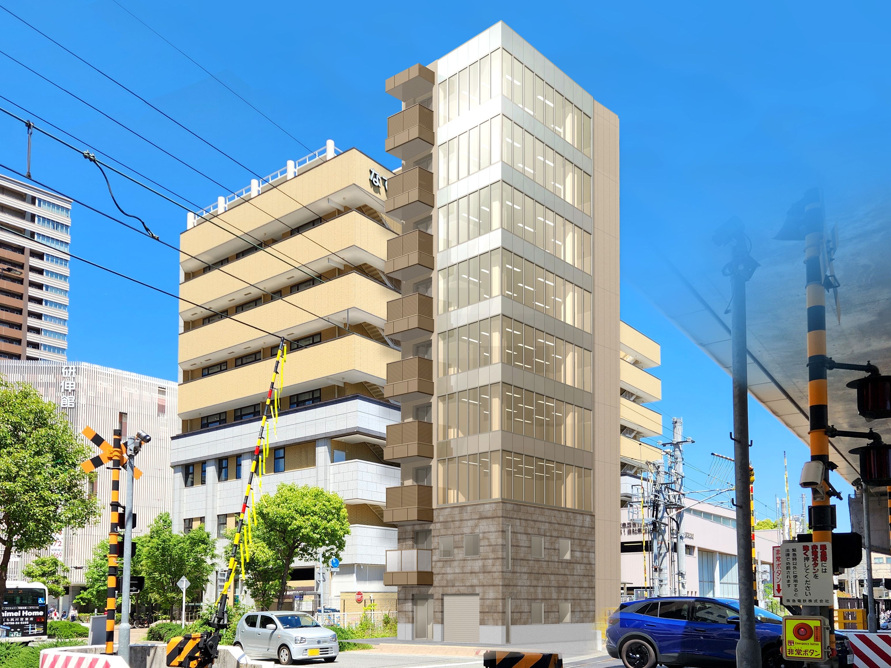西宮北口（21.69坪）の店舗物件画像 外観・内観1