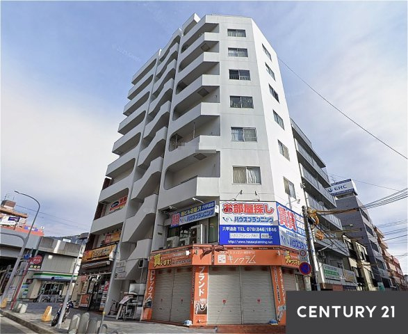 六甲道(17坪)の店舗物件画像 外観・内観1