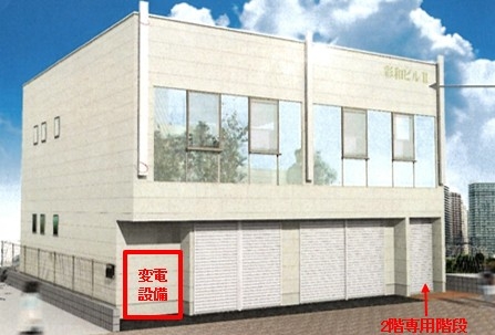 川越（48坪）の店舗物件画像 外観・内観1