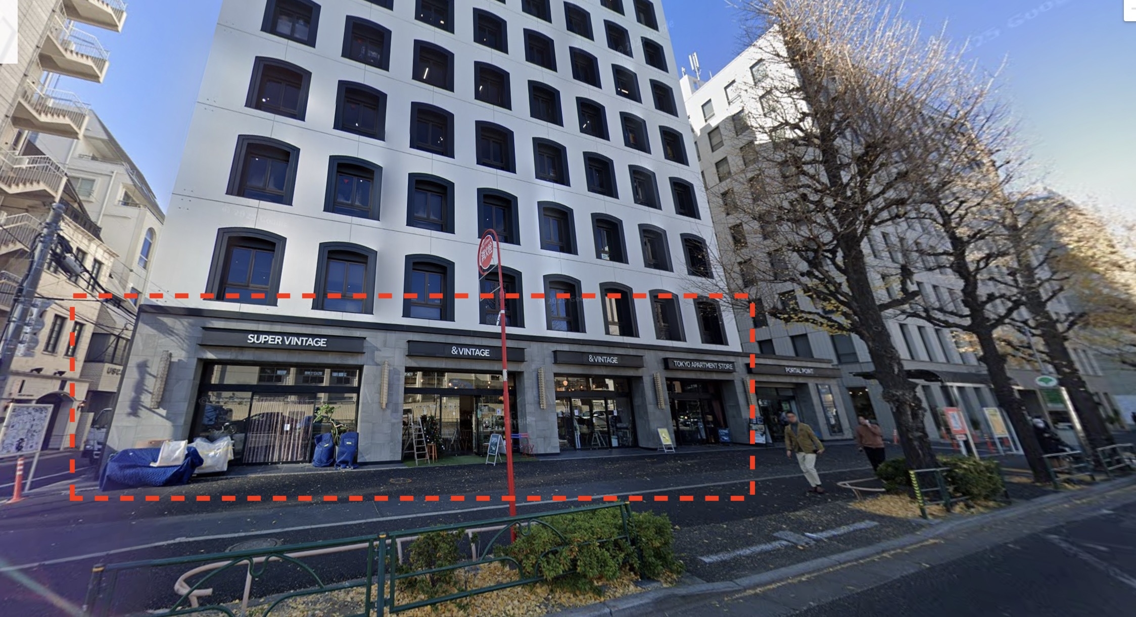 北参道（71.32坪）の店舗物件画像 外観・内観1