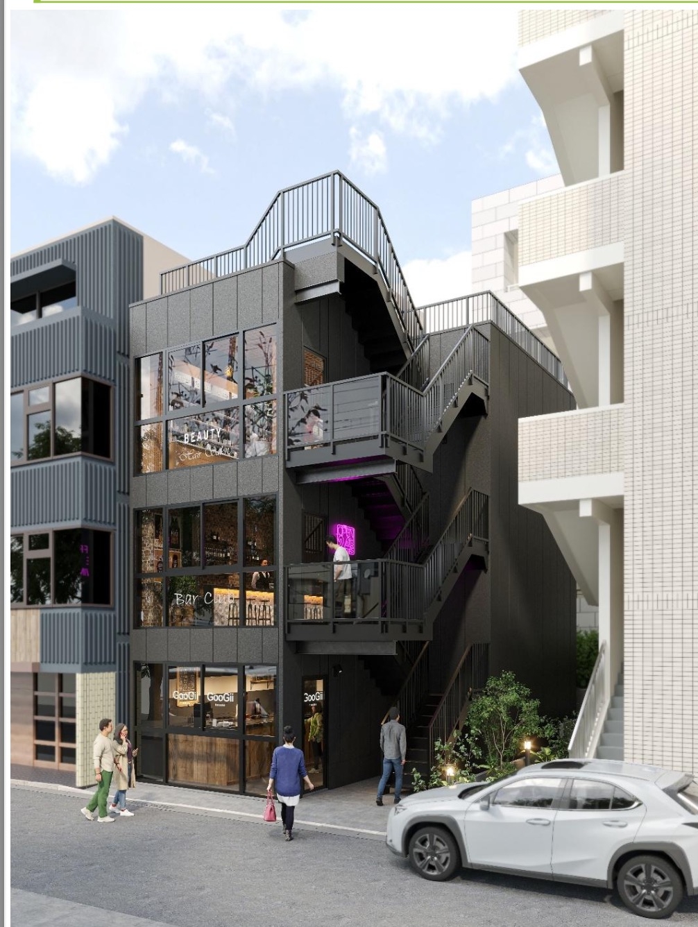 南浦和（17.12坪）の店舗物件画像 外観・内観1