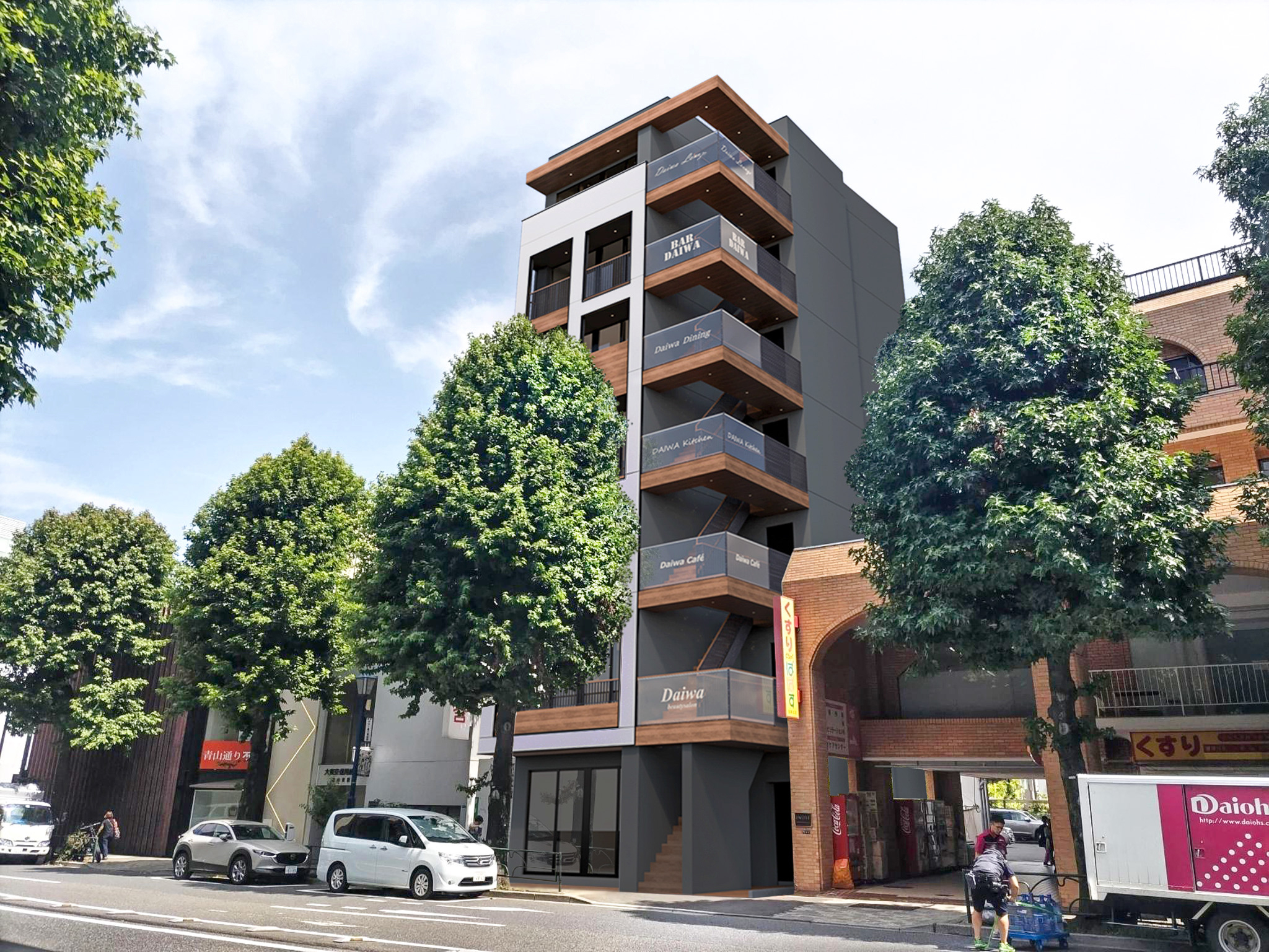 外苑前（25.1坪）の店舗物件画像 外観・内観1