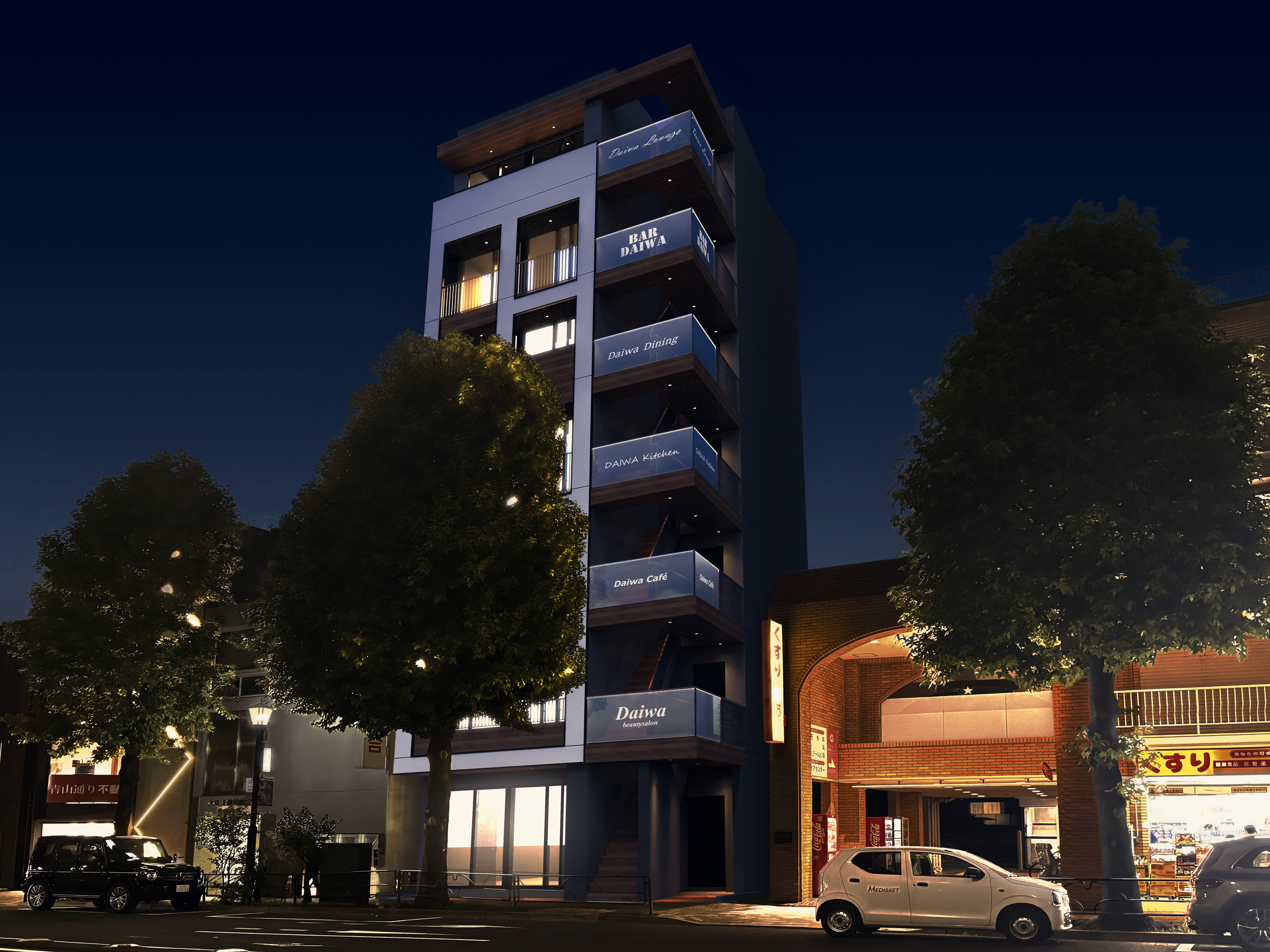 外苑前（20.3坪）の店舗物件画像 外観・内観1