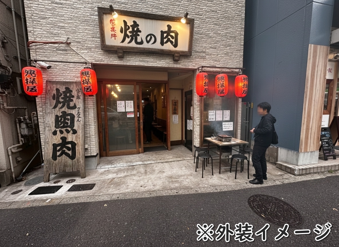 中野（13.92坪）の店舗物件画像 外観・内観1