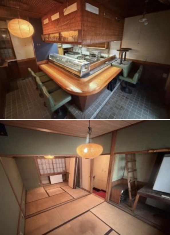 東梅田（11.99坪）の店舗物件画像 外観・内観1