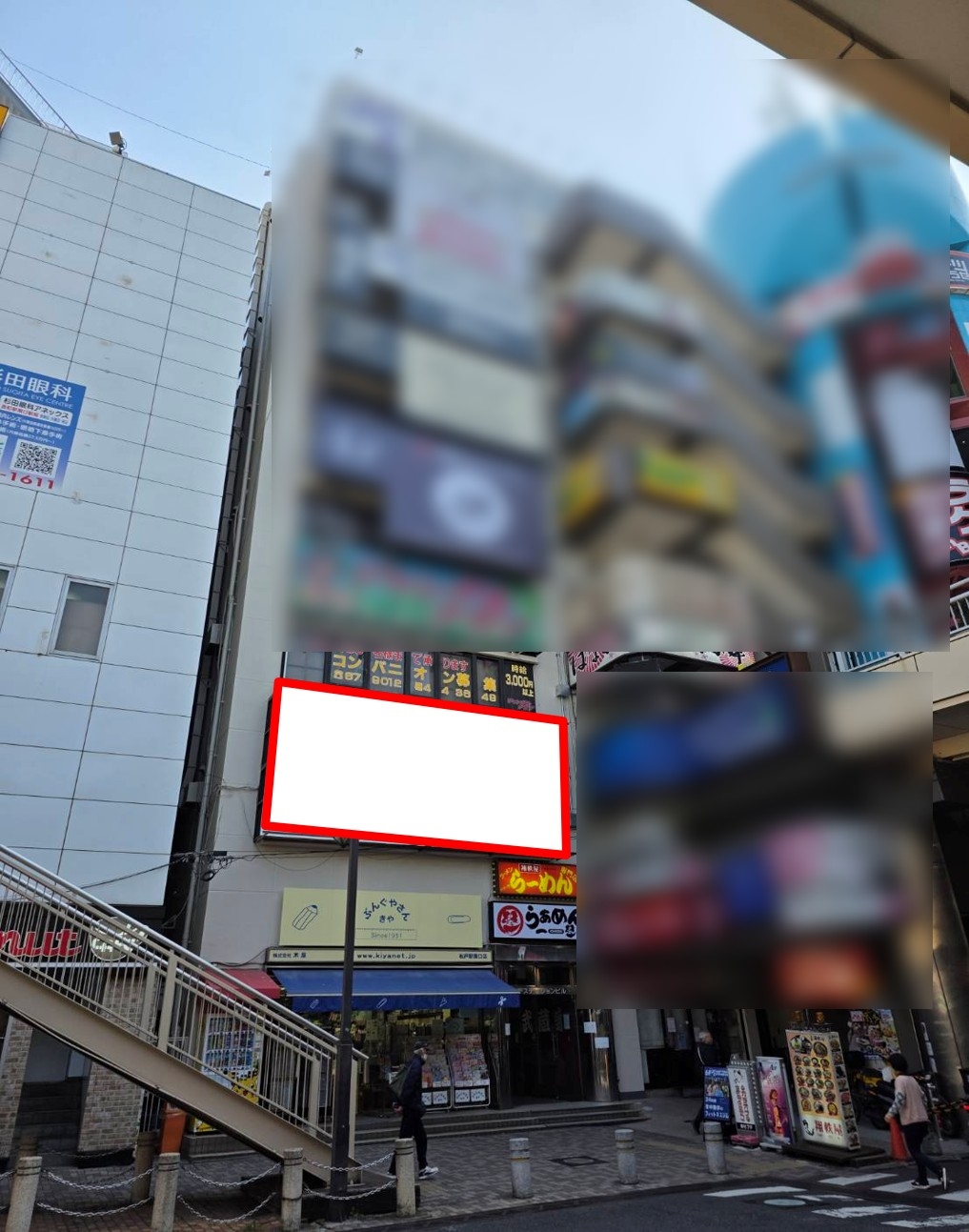 松戸（112坪）の店舗物件画像 外観・内観1