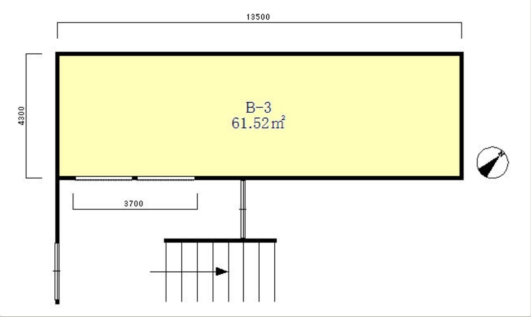 高速長田（18.61坪）の店舗物件画像 外観・内観1