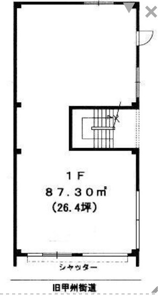 分倍河原（26.4坪）の店舗物件画像 外観・内観1