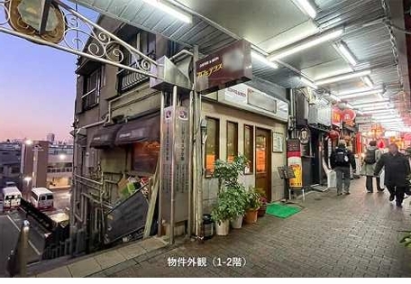 目黒（17.03坪）の店舗物件画像 外観・内観1