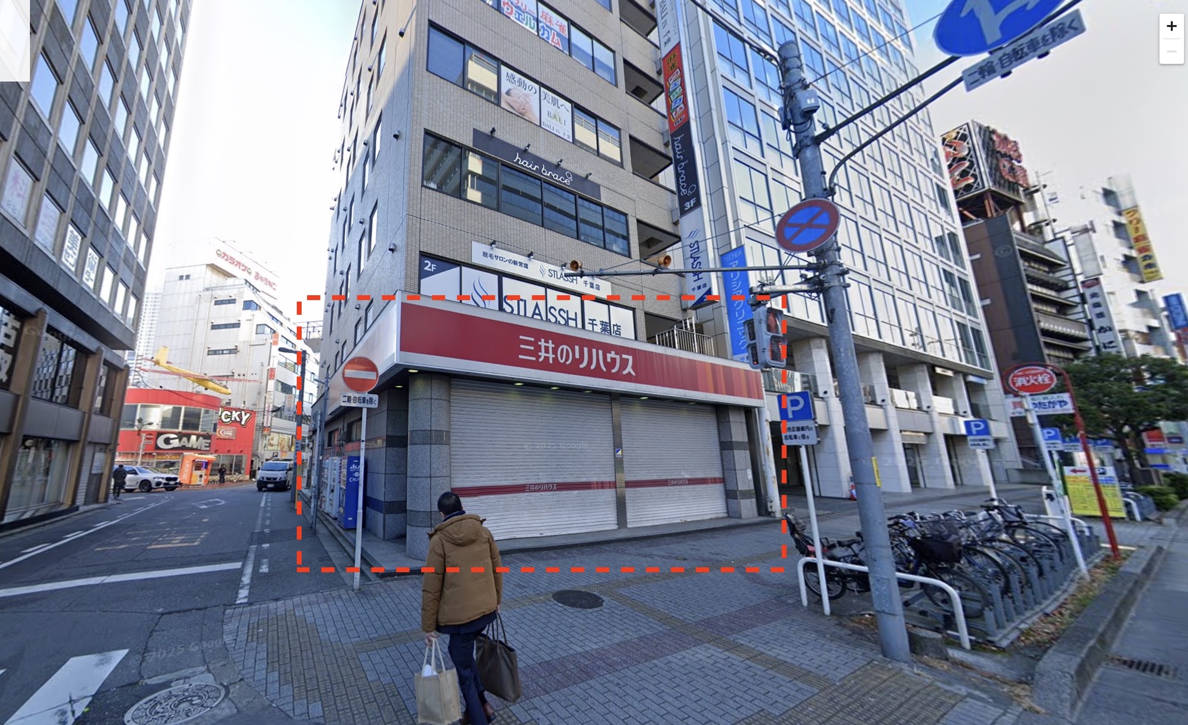 千葉（114.86坪）の店舗物件画像 外観・内観1