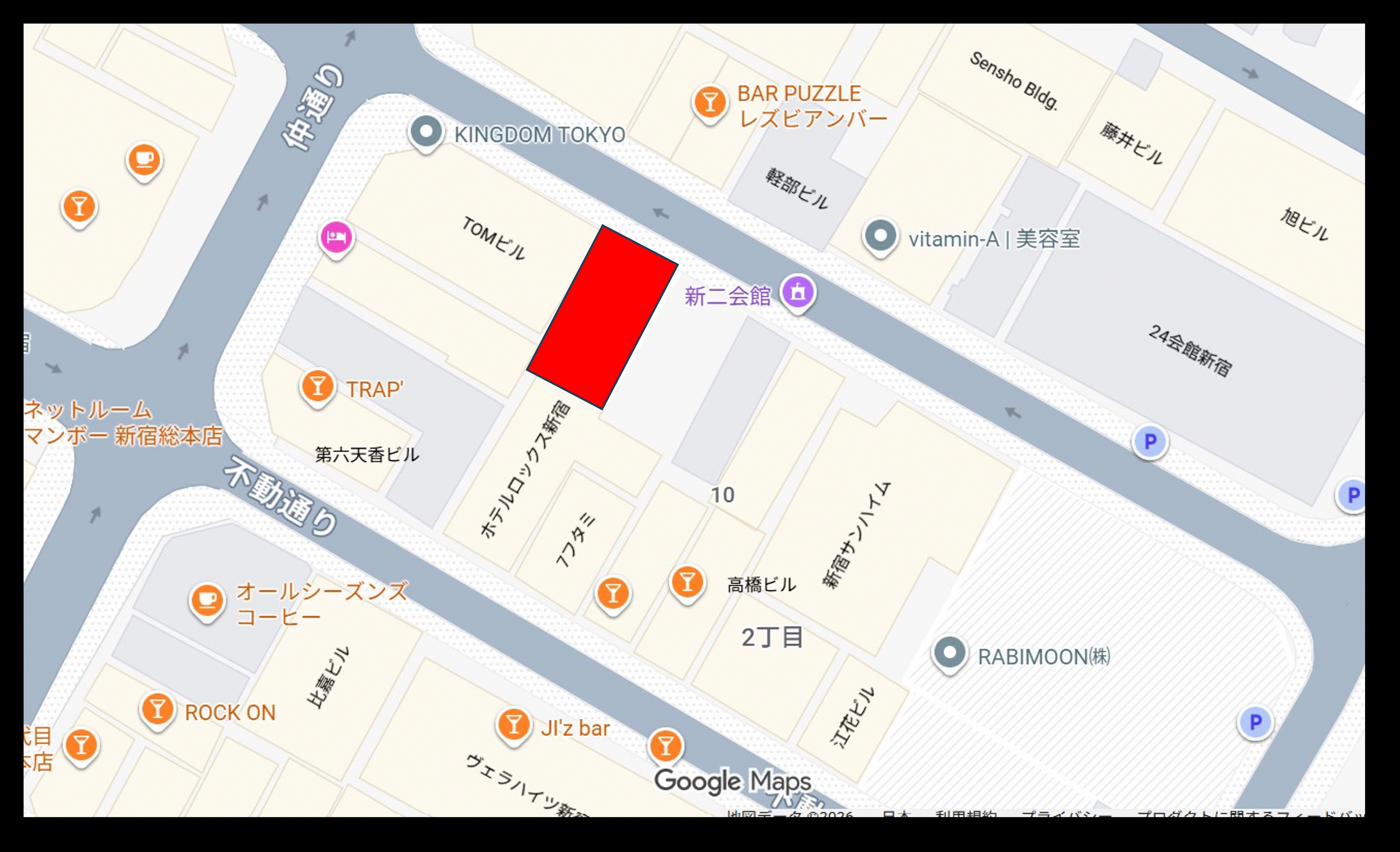 新宿三丁目の店舗物件